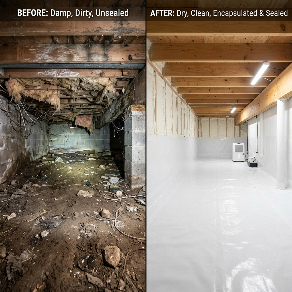 Crawl Space Mold Remediation — NKY Crawl Space Pros